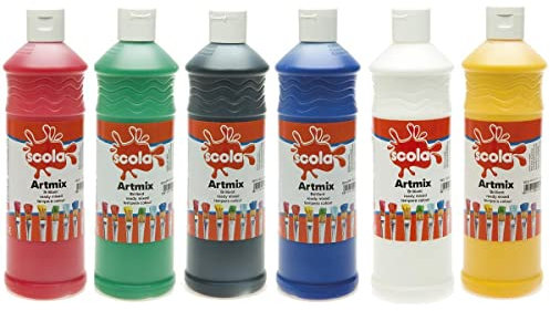 Scola Artmix 6 x 600 ml Anstrich, farblich sortiert