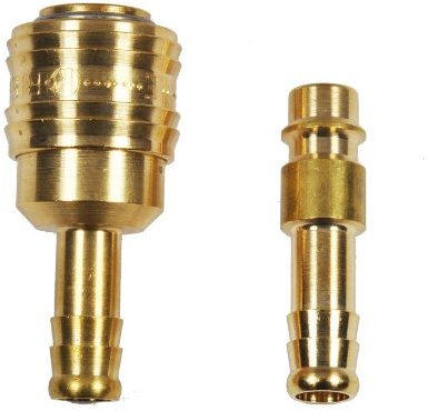 Druckluft Kupplung und Stecknippel 13mm Set 5x