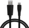 CELLONIC Cavo USB 1m Compatibile con Nikon D3500 D3400 CoolPix P1000 P600 P900, W150 W300, B600 B700, 1 J5, A900 Filo Carica 1A Cavetto Dati USB A 2.0 PVC Nero, per Fotocamera