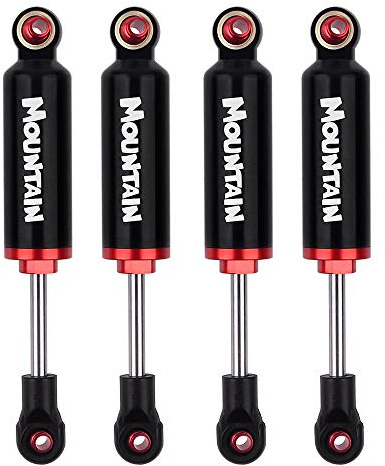 INJORA RC Stoßdämpfer RC Shock Absorber RC Dämpfer Set für 1/10 RC Truck Crawler Axial SCX10 90046 TRX-4 MST Redcat (Schwarz 90mm)