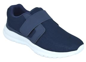 Pegasus Men's Wide Fit Trainer Touch Fastening with Rubber Sole | Comfortable, Lightweight & Breathable Trainers for Men