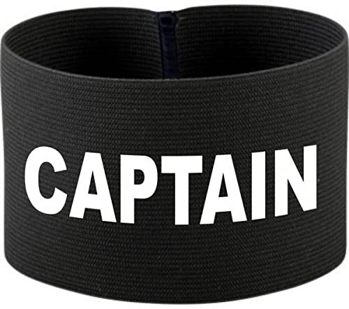 Kleiner Fratz gummielastische Armbinde 10 cm personalisiert mit Captain (Farbe schwarz) (Gr. 3XL - 33 cm)