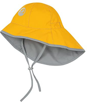 Finkid Tihku Gelb - Atmungsaktiver wetterfester Kinder Südwester Hut, Größe S - Farbe Yellow - Storm