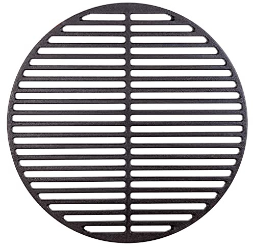 Grillrost Gusseisen rund D=44,5cm emailliert, Grillgitter, Gussrost, Grillauflage, Grillplatte, Gitter für Grill, Grillzubehör, Grillaufsatz, Barbecue