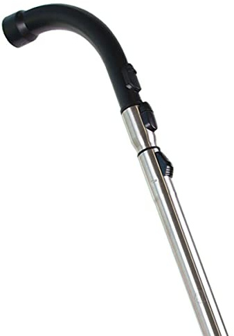 HYJJ Teleskoprohr für Staubsauger, Metall, Vakuumschlauch, Silber, 1 Stück