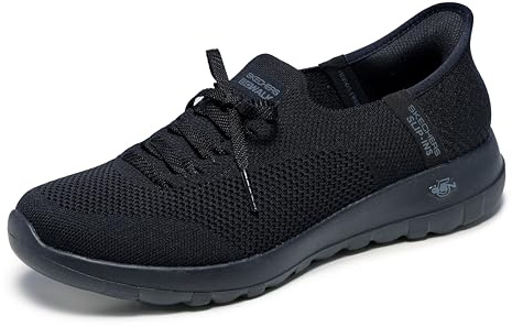 Skechers GO Walk Joy Abby, Basket Femmes, Black,