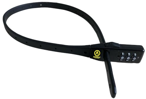 Diebstahlsicherung Fahrrad Kombinationskabel AUVRAY Flex Lock L 50 cm schwarz – Sicherheit Level 1-10- - 3700807709874