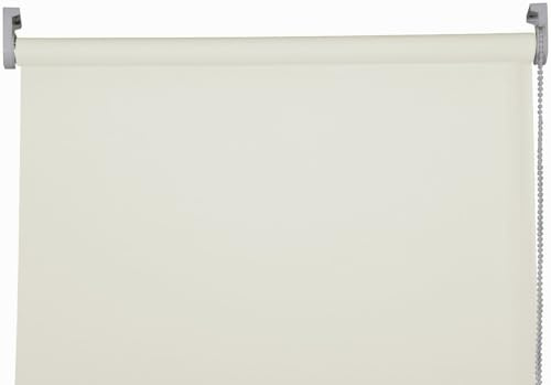 Apex Furnishings Cream Blackout roller blinds for windows, Thermal Insulated UV Protection Child Safety Trimmable Easy Fit Home office Window Blinds W 60cm x L 165cm