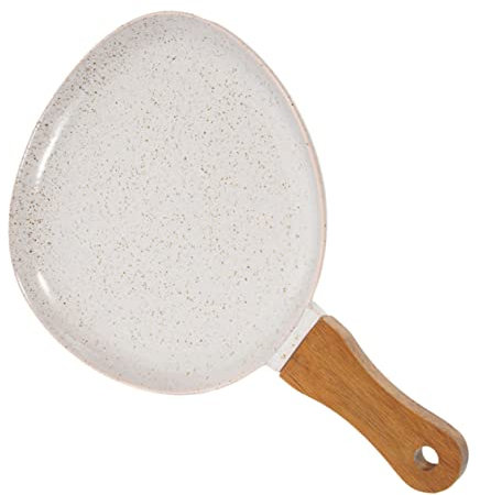 Ciieeo Praktische Lebensmittel Platte Küche Lebensmittel Tablett Crêpe Platte Geschirr Holz Griff Backen Platte Elegante Serviertablett