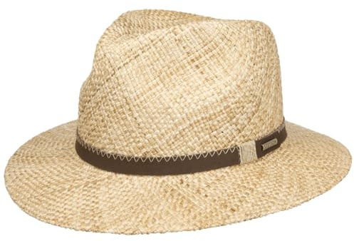 Stetson Bao Traveller Strohhut UV-Schutz Damen Sommer Natur S (54-55 cm)