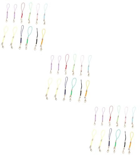 jojofuny 45pezzi Lanyard Per Telefono Con Chiusura Moschettone Ciondolo Per Chiavi e Smartphone Accessori Leggeri Per Utilizzo Quotidiano e Diy
