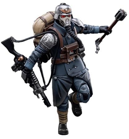 GWTCTOY JoyToy 40K Originallizenz 1:18 Actionfigur, Astra Militarum Death Korps of Krieg Veteran Squad Guardsman