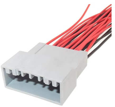ChunLK 5 Set 24 Way Auto Plastic Housing Unsealed Hybrid Connector, Radio Power Horn Wire Cable Socket MX58024PFB MX58024SFB(Rosso)