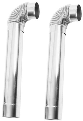 Toyvian 1 Ensemble De Tuyau D'Échappement De Cheminée Tuyau De Cheminée pour Poêle De Tente Petit Tuyau De Cheminée Tuyau De Poêle Poêle De Camping À Bois Tube De Four Tube