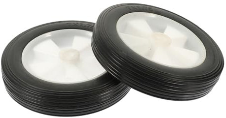 ifundom 2piezas Ruedas Para Cortacésped Multifuncionales Fácil De Instalar Caucho y Resistente