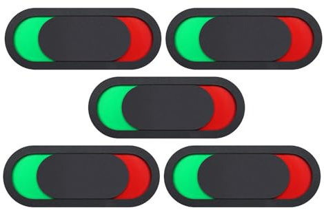 Toyvian 5 Pezzi Cartello sulla Porta del Bagno 10x4 Cm Nero senza Scritte, Cartello Vuoto Occupato per Toilette, Accessorio Bagno per Ufficio, Hotel e Casa, Segnalazione stato Stanza