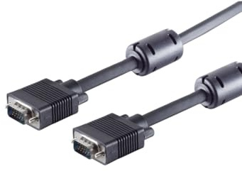S-Conn SI-78056-5 Câble VGA 5 m Noir