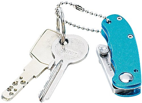 AGT Teppichmesser: Profi-Mini-Cuttermesser mit Klappsystem und Schlüsselbund-Kette (Cuttermesser klein, Mini Teppichmesser, Schere)
