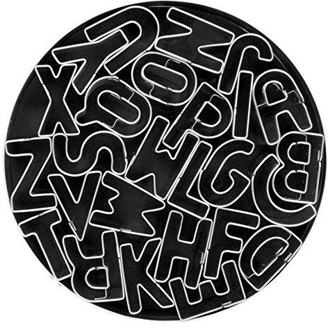 Fox Run Cookie Cutter Set, Alphabet Cookie Cutters