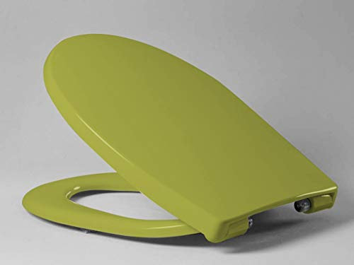 Hamberger WC-Sitz Passat (Toilettensitz mit SoftClose, Farbe moosgrün, Scharnier Edelstahl C0202Y) 522398