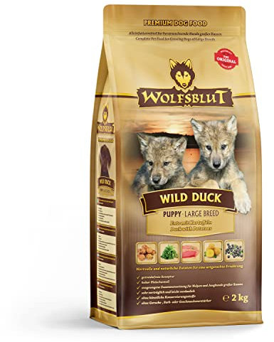 Wolfsblut Wild Duck Puppy Large, 1er Pack (1 x 2 kg)