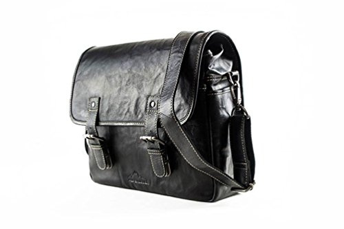 Alpenleder Kameratasche REPORTER – Vintage Echt Leder Fototasche – Braune universal DSLR Umhängetasche für Spiegelreflexkamera und Objektiv (35 x 25 x 10cm)