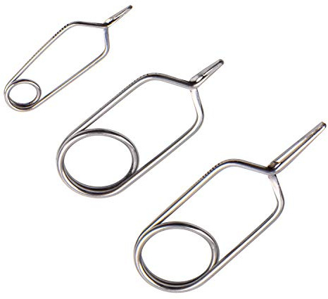 Fly Fishing Tying Tool Kit Including with Bobbin Finisher Scissors Hackle Hair Stacker Fly Fishing Tying Tools Set (3pcs Fly Hackle Pliers)