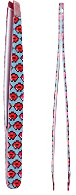 3INA MAKEUP - Tweezers - Mlticolore - Pinzette soppracciglia Professionali in Acciaio Inossidabile - Punta precisa - Brow Perfection - Formato viaggio - Vegan - Cruelty Free