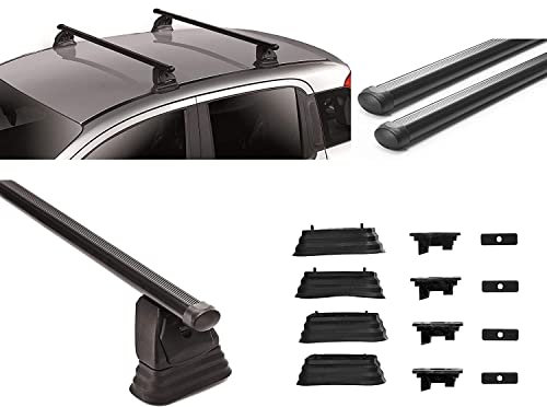 AUTOFORNITURE ITALIA OP. MERIVA A - MERIVA B dal 2003 al 2017. Barre PORTATUTTO Portapacchi da Tetto PREMONTATE PRONTE ALL'UTILIZZO per Auto Senza Railing con Attacco Fix Point