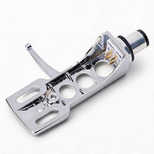 Annadue Testina Phono con Cavi, Testina di Ricambio Universale per Giradischi LP con Supporto per Testina Fono per Giradischi in Vinile