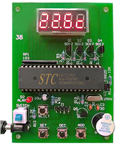 ISolderStore Electronic DIY Kits Temperature Module Soldering Practice Kit DIY Soldering Project for Teens Kids Adults Thanksgiving Xmas Gift