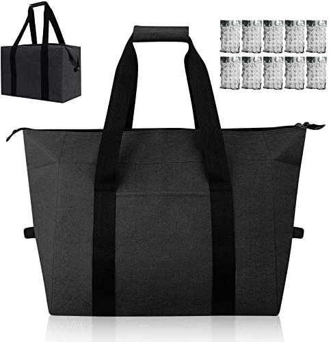 Kühltasche Faltbar 20l Picknicktasche Einkaufstasche Thermotasche, Kühltaschen Groß Faltbare 20l Isolierte Faltbar Kühltasche Gross Klein Isoliertasche Kühltasche für Einkauf Ausflug Strand