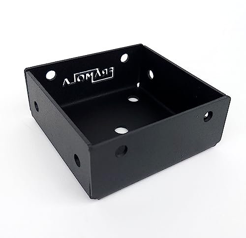 Framola 4 Pack of Pergola Post Base Bracket 4 Inch Outdoor Timber Construction Pergolas Structure Brackets - Heavy Duty Brackets for DIY, Garden, Patio, Car Ports, Fence and Upright