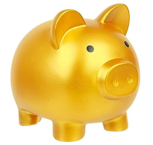 Cute Pig Money Bank,Pig Money Saving Box Unbreakable Piggy Bank Animal Saving Coin Box Shatterproof Coin Bank Adults Piggy Bank for Children Birthday Gifts