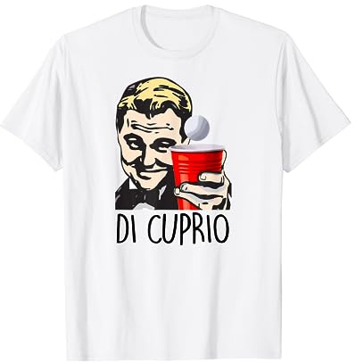 DI CUPRIO - BIERPONG X Bier Pong Party Club Beer Pong Fun T-Shirt