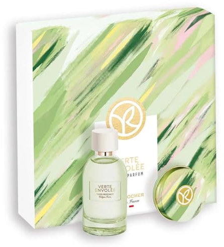 Yves Rocher Verte Envolèe - PLEINES NATURES - Geschenkset Mit Parfum 30ml & Festem Parfum 13g - Freiheit und Belebende Frische