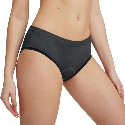 baleaf Radunterhose Damen Gepolstert Fahrradunterhose 3D Atmungsaktive Radlerunterhose Radler Fahrrad Unterwäsche Short Schwarz XL