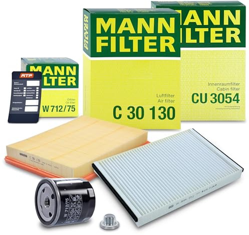 MANN-FILTER Inspektionspaket Filterset 1x Ölfilter, 1x Luftfilter, 1x | Kompatibel mit: OPEL ASTRA G Cabriolet, ASTRA G Caravan, ASTRA G CC, ASTRA G Coupe, ASTRA G Kasten/Kombi, ASTRA G Stufenheck