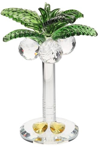 HOLIDYOYO -kokosnussbaum Figurine Tischdekoration Für Hotels Und Dekorativer Kristallbaum Mit Stabiler Basis Für Festliche Anlässe