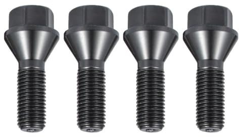 PUNICS Kompatibel Mit F10 F11 F30 F32 F34 F15 F16 F25 F26 4 Stück Auto-Radnabenschraube M12 X 1.25，M12 X 1.5， M14 X 1.5 Radschraube Bolzensicherung Radmutter Radnabenmuttern (Color : M12 X 1.5)