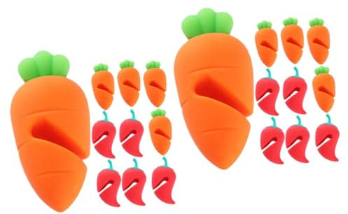 Alipis 20pcs Silicone Boil Over Spill Stoppers Cartoon Lid Boil Stoppers Lovely Splash Guards for Kitchen Use Silicone Lifters Prevent for Home Cooking