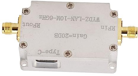 RF Amplifier 10M‑6GHz 20DB Gain Amplifier LNA Module RF Signal Drives Receiver Low Noise Amplifier Module for FM Radio