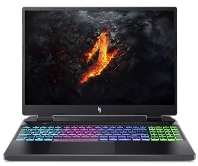 ACER Nitro 16 AN16-42-R83R, Ordinateur Portable Gaming 16'' WQXGA IPS 165Hz, (AMD Ryzen 9 8945HS, NVIDIA GeForce RTX 4070, RAM 16 Go, 1024 Go SSD, Windows 11 Famille) PC Portable Gaming, Couleur Noir