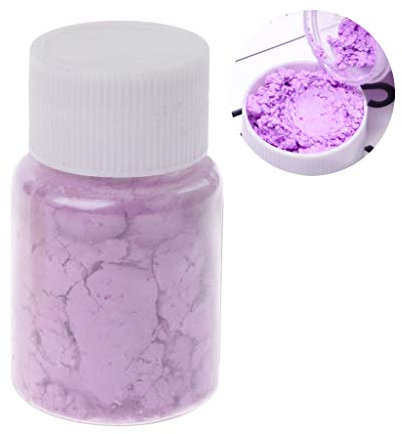 TENCOCO Perlglanz-Glimmerpigmentpulver für kreatives Regenbogen-UV-Harz-Epoxidhandwerk, mehrfarbiges Pulver für Lipgloss, Seife, Ki, Lila