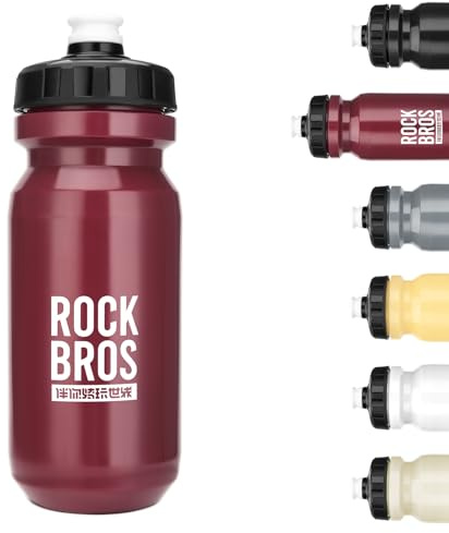 ROCKBROS Fahrrad Wasserflasche 600ml Trinkflasche Sport BPA-Frei Auslaufsichere Flasche Radfahren Wasserflasche für Fahrrad Camping Gym Wandern