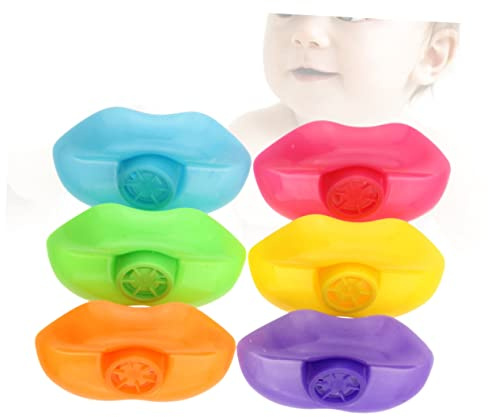 TOYANDONA 48stücke Plastik-lippenpfeifen Für Junge Mädchen Kunststoff-spielzeugpfeifen Party-accessoires Bunte Lippenpfeifen Aus Kunststoff Zufällige Farbe