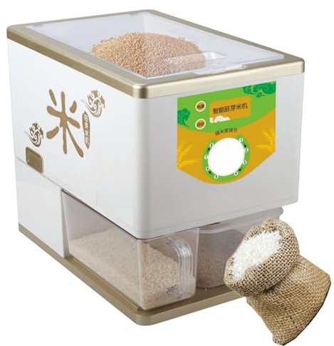 ExoticaBlend Electric Rice Milling Peeling Machine, 350W Household Electric Rice Milling Peeling Machine, Automatic Rice Bran Separator, Paddy Huller Sheller Hulling