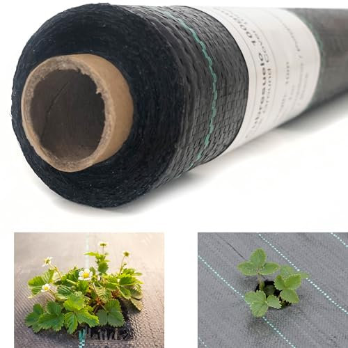 MODO AGRO Malla Antihierbas Tela Antihierbas Geotextil para Control de Maleza Malla contra Malas Hierbas Protección césped Artificial Lona antimalezas jardín