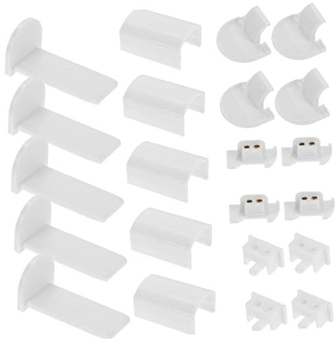 QUMIIRITY 32stücke Plissee Haken Kunststoff Jalousie Reparatur Zubehör Ersatz Komponenten Blind Befestigungsteile Ersatzteile Für Plissee Ohne Bohren
