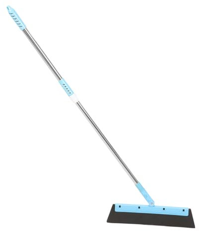 NIYANGLE Multifunctional Floor Squeegee Broom with Rubber and Stainless Steel Blade Wiper for Bathroom Floor Kitchen Use Featuring Wiping Function and Sturdy Pp Material